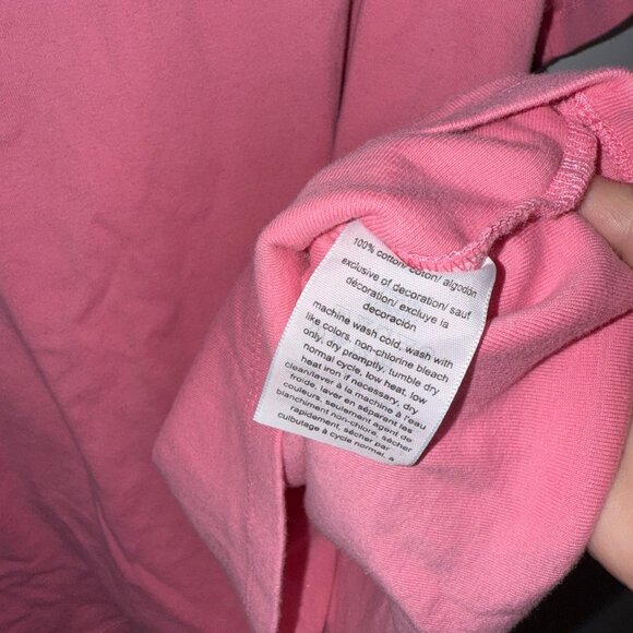 Tommy Hilfiger Womens Pink V-Neck T-Shirt 3X - Picture 5 of 6